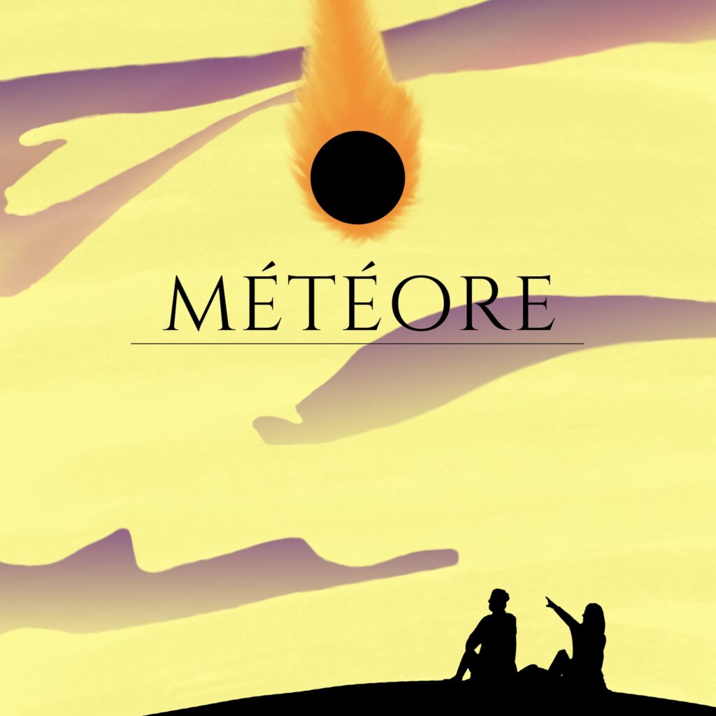 Météore, comédie musicale proposée par les élèves de 3eme année du Cours Florent, dans le cadre du festival Millac en fête, le 1er septembre 2023 à Millac.
